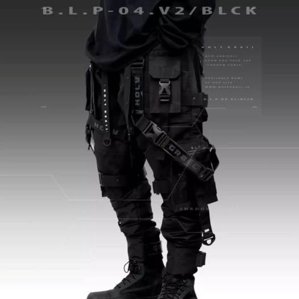 Holy Grail BLP-07 / BLK Heavy Cargo Trouser Pants Size L